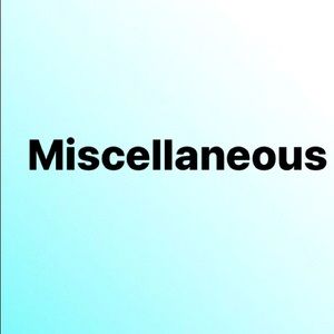Miscellaneous